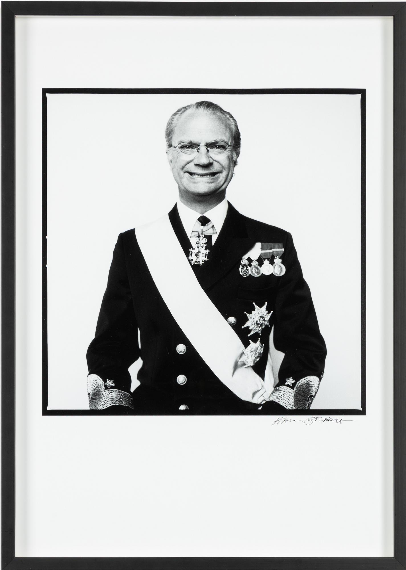 Hans Gedda, Carl XVI Gustaf.
