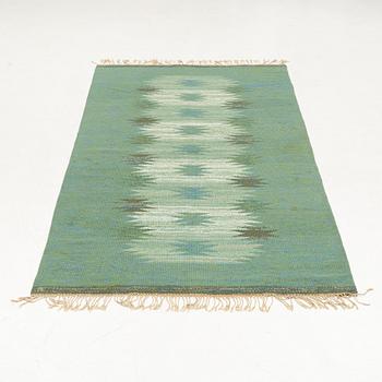 Magnhild Lundsten, matta, rölakan, signerad ML, ca 270 x 150 cm.
