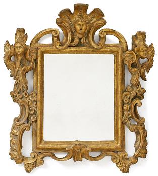 977. An Italian Baroque mirror.