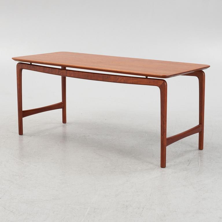 Peter Hvidt & Orla Mølgaard Nielsen,  a teak coffee table ,France Daverkosen, Denmark 1950s-60s.