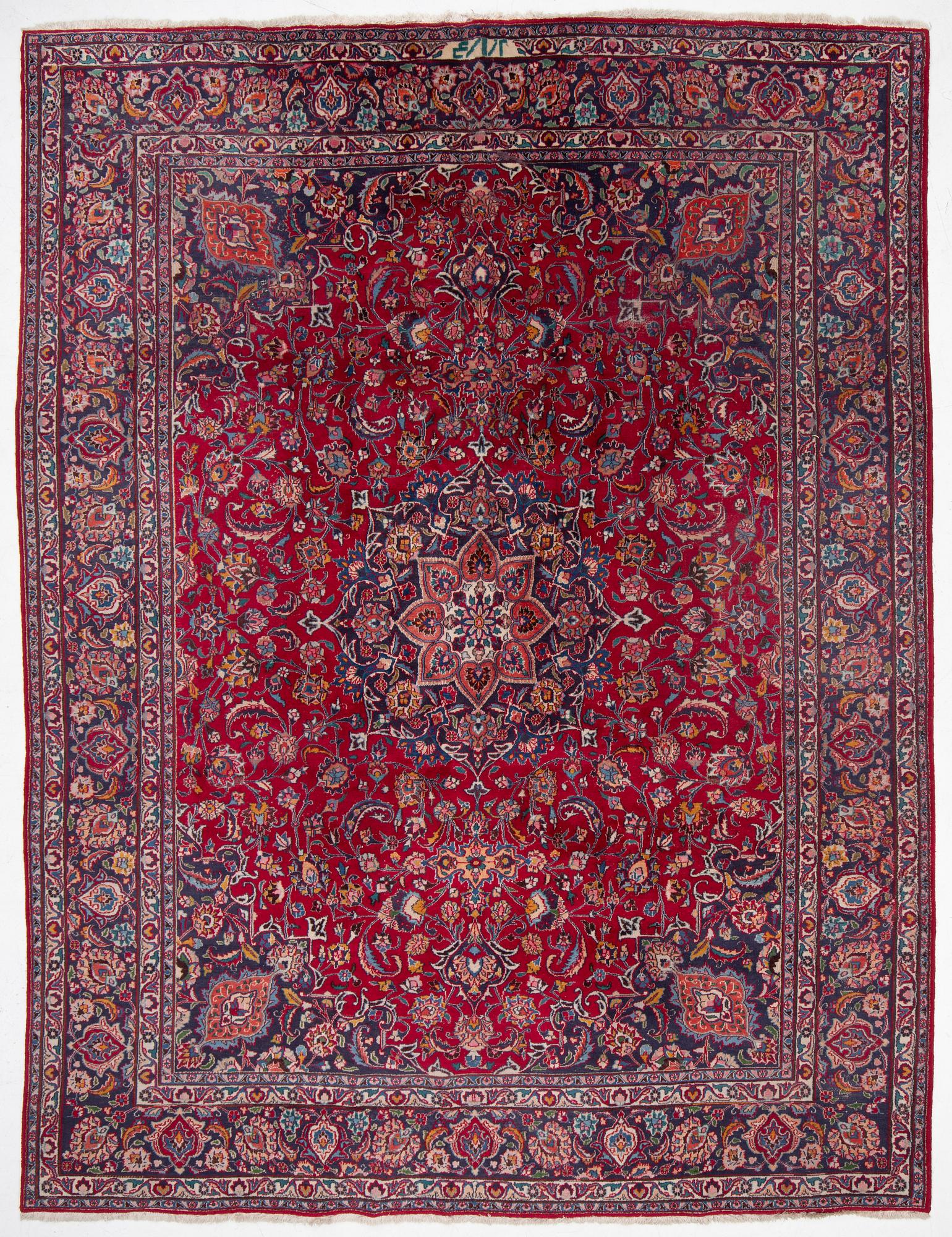 Rug, Keshan, signed, approx. 385 x 300 cm.