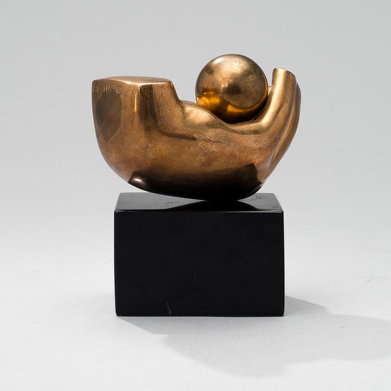 BJÖRN WECKSTRÖM, A BRONZE SCULPTURE, signed B.W. 115.