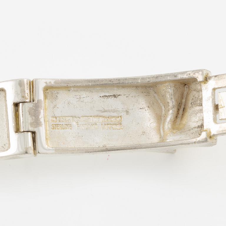 Björn Weckström, bracelet "Ceres", sterling silver, for Lapponia, Finland 1972.
