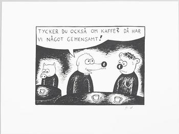 Gunnar Lundkvist, "Tycker du också om kaffe?".