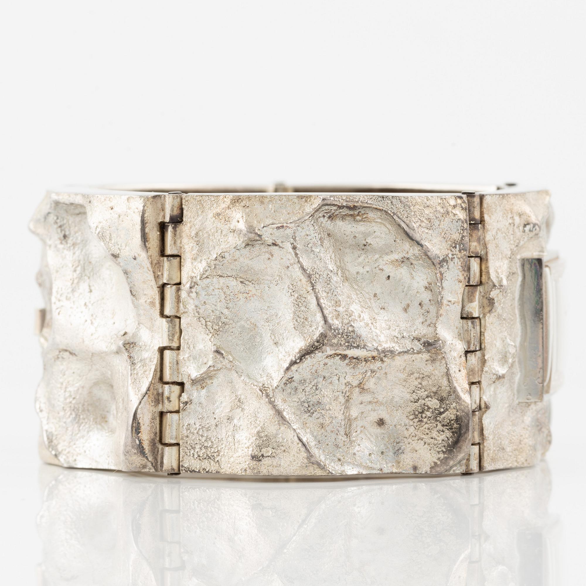 Wristwatch, silver, Siro Koru, Turku 1976.