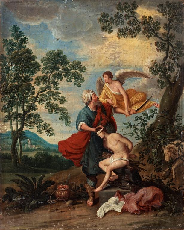 The sacrifice of Abraham.