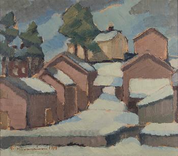 Frans Hiivanainen, Houses on the Slope.