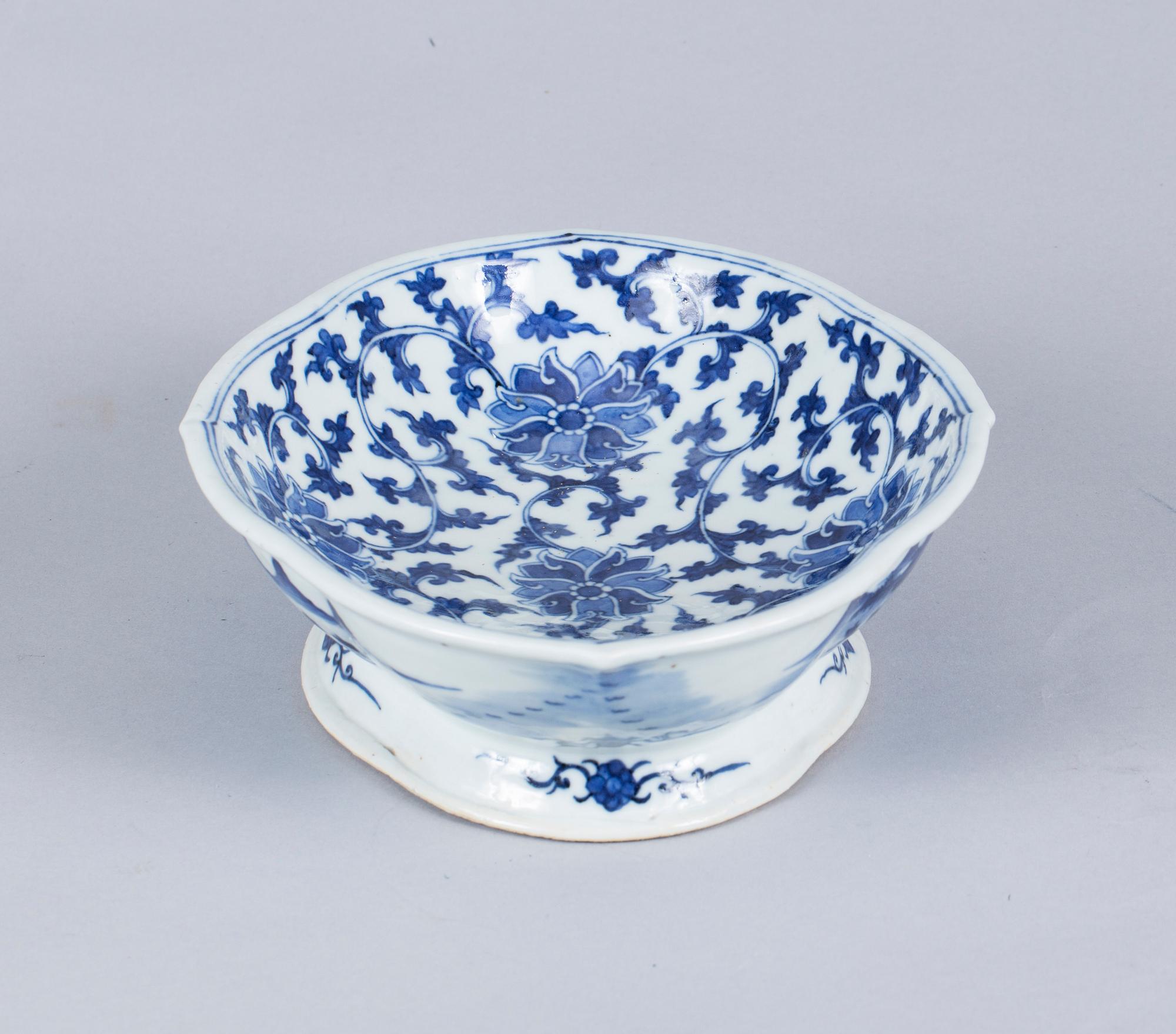 SKÅLFAT, porslin, Kina 1800-tal.