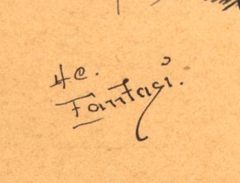 Hugo Carlberg, a set of two signed drawings one dated 98.