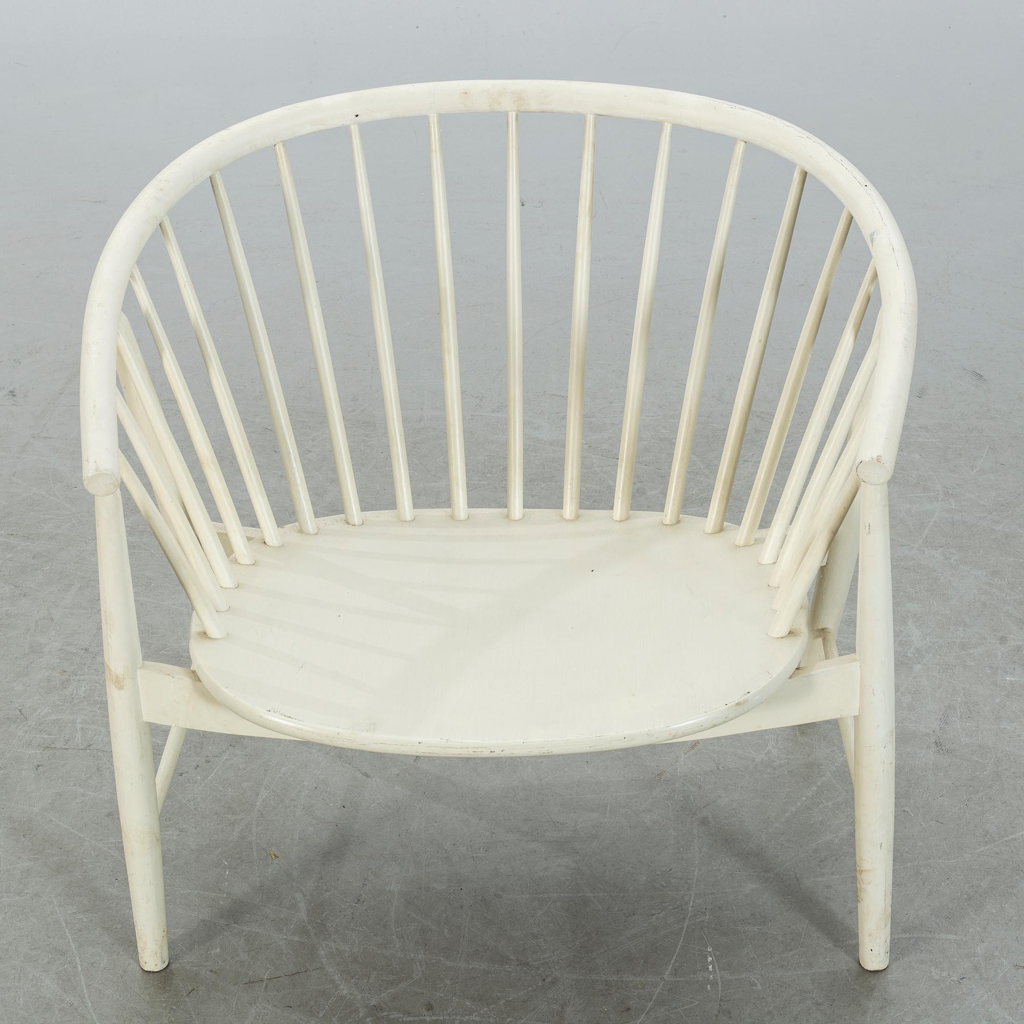 A second half of the 20th century wooden chair.