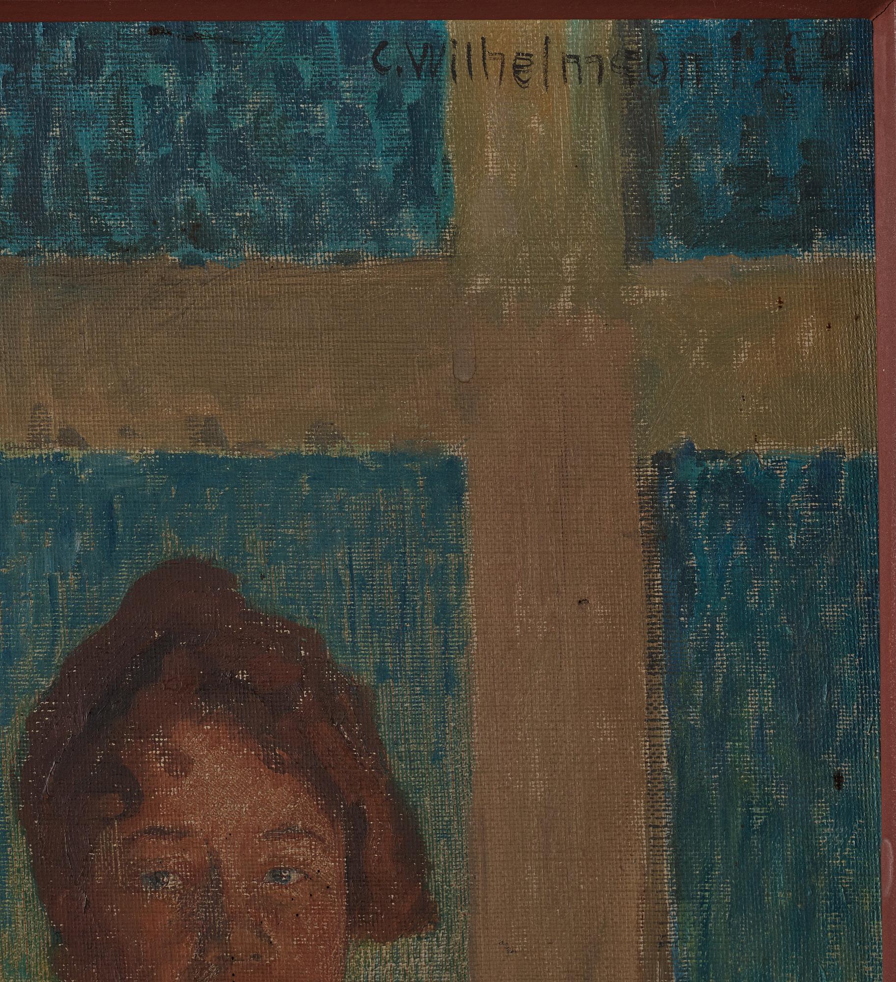 Carl Wilhelmson, "Berta, konstnärens hustru" (Berta, the artist's wife).
