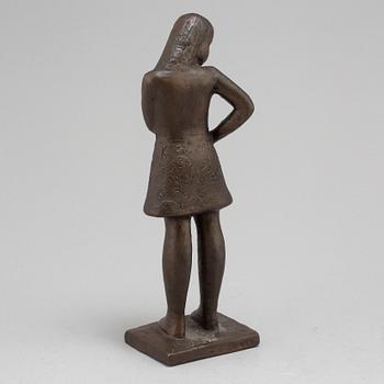 LISA LARSON, skulptur, brons, signerad och numrerad No 487.