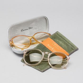 GLASÖGON resp. SOLGLASÖGON 2 st, Christian Dior samt Ralph Lauren,