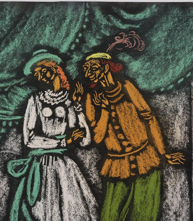 Vytautas Kasiulis, Courting couple.