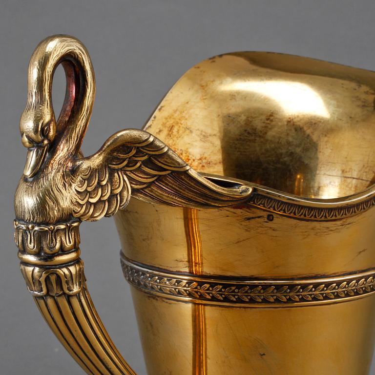 KANNA, Tetard Freres, Frankrike, silver, omkring 1900. Vikt ca 1 135 gram.