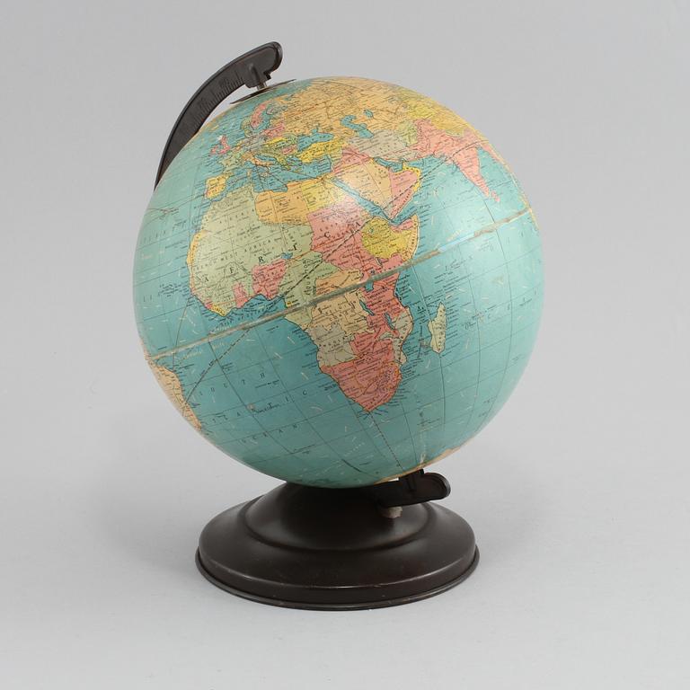 JORDGLOB, Replogle Globes, Chicago, 1900-talets första hälft.