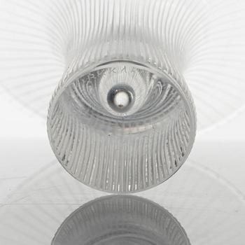 Tapio Wirkkala, skål samt vas, glas, "Kantarelli", Iittala, Finland.
