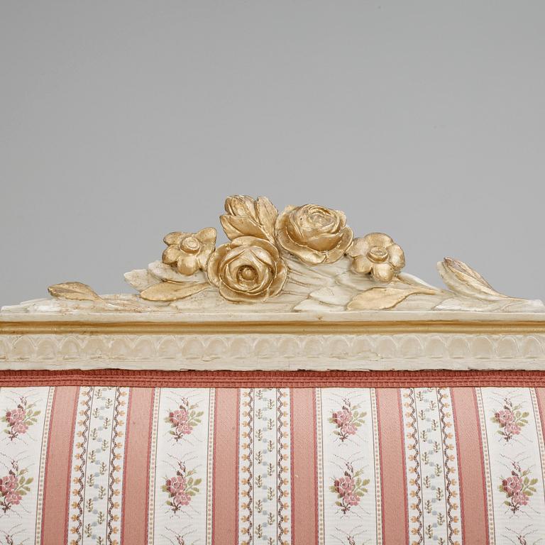 SOFFA, sengustaviansk, omkring 1800.