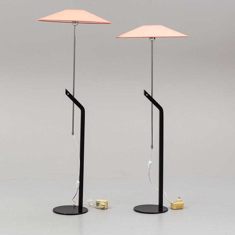 LARS BESSFELT, a pair of 'Hockey' floor lamps, Ateljé Lyktan, Åhus. Model designed 1986.