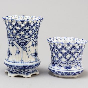 a 23 part porcelain service 'Musselmalet' by Royal Copenhagen.