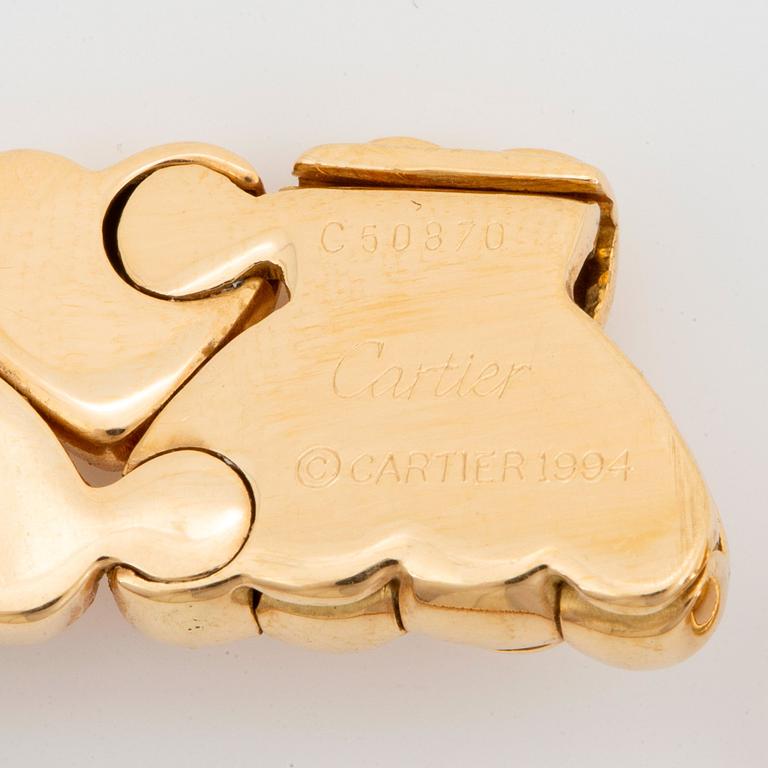 Cartier collier "Double Hearts" 18K guld.