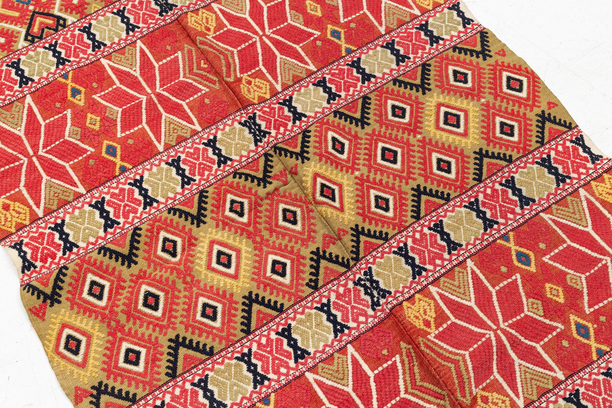 A Swedish flat weave, Scania, circa 178 x 95 cm.