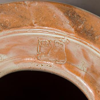 Bordslampa, stengods, tillverkare Kera 1900-talets mitt.