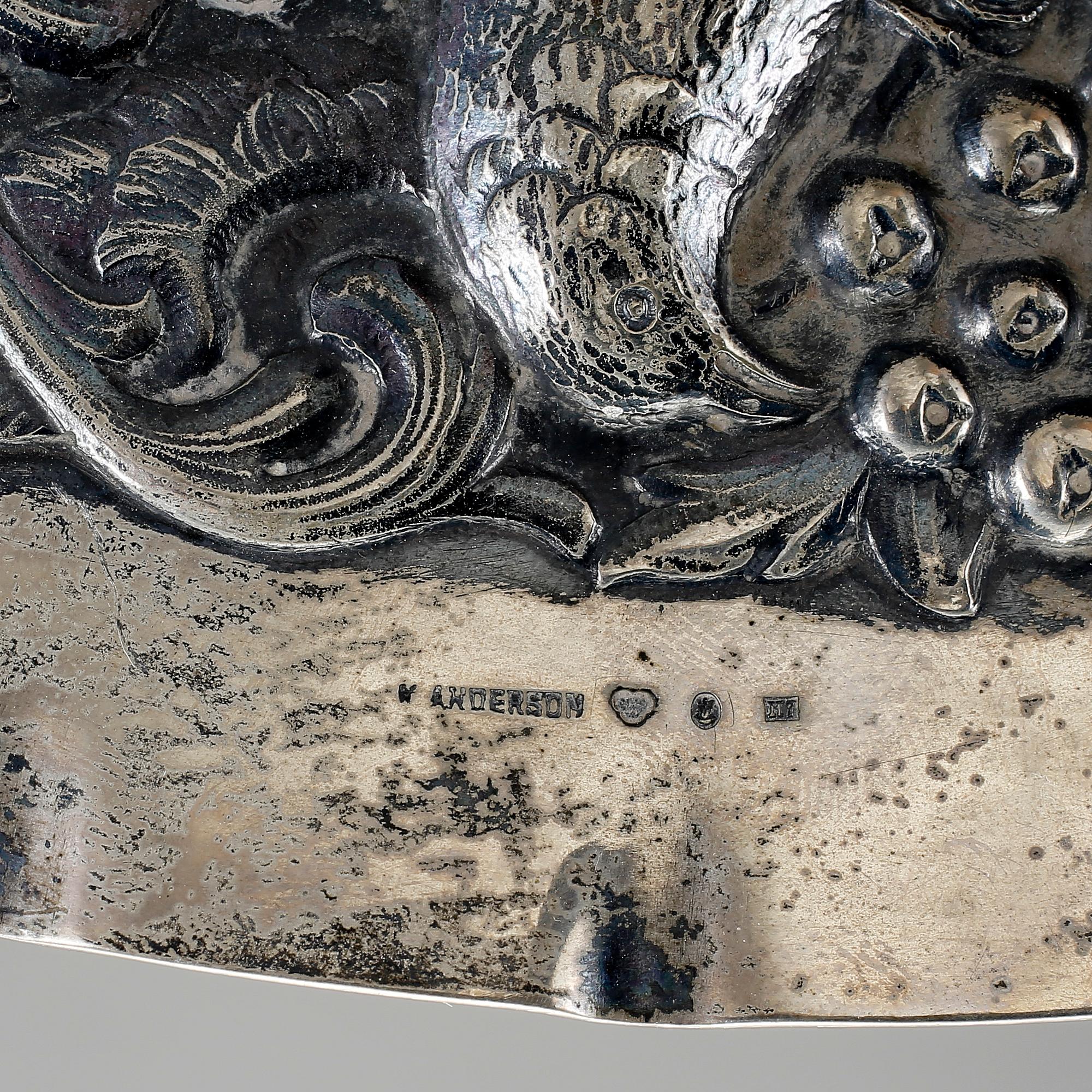 FAT, silver, K. Anderson, otydlig datering. Vikt ca 700 gram.