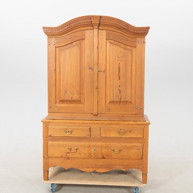 Cabinet in the Gustavian style dated 1812.
