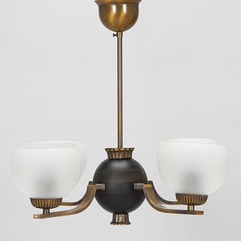 Paavo Tynell, a  1930's '1279/4' chandelier for Taito.