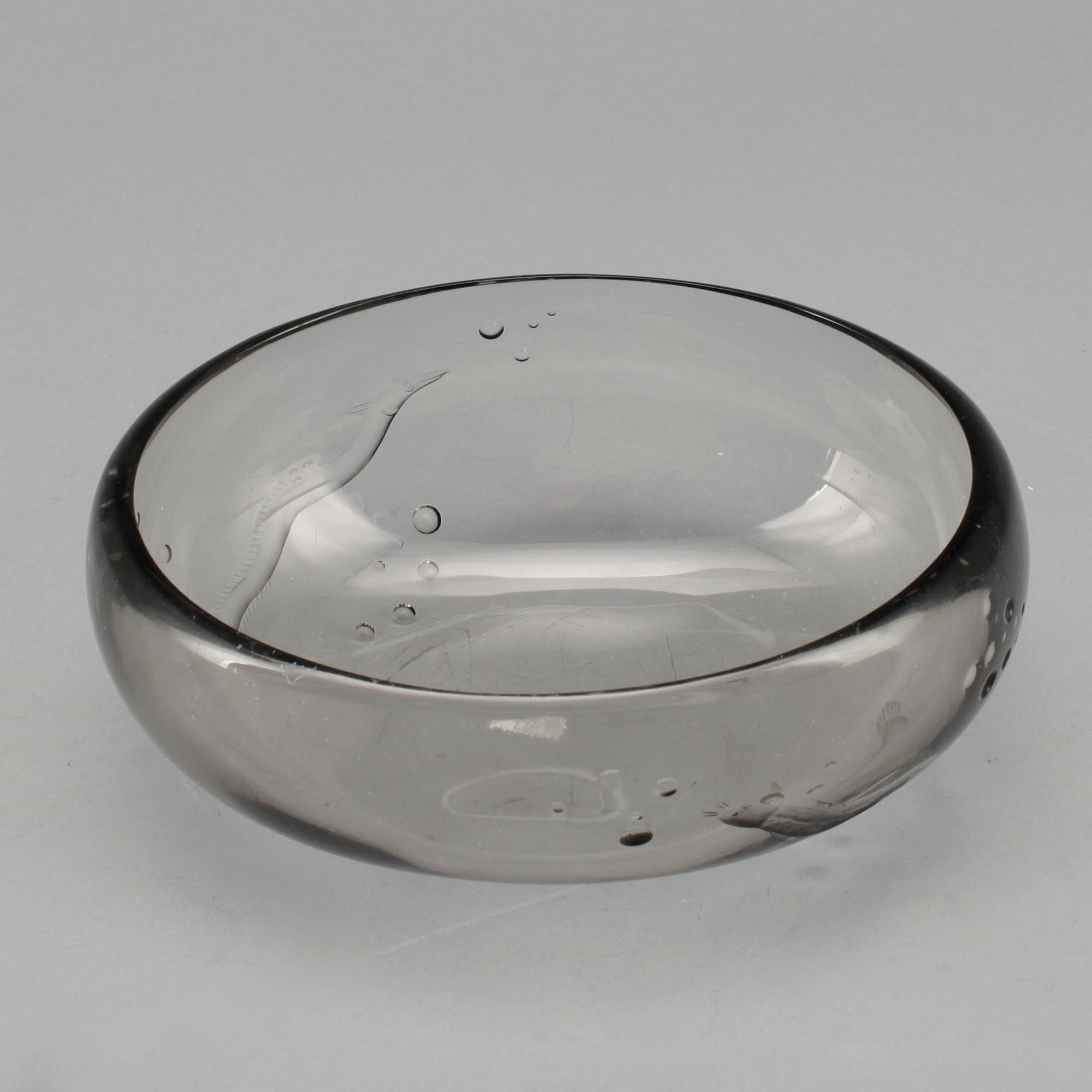 SKÅL, glas, Edward Hald, Orrefors. signerad.