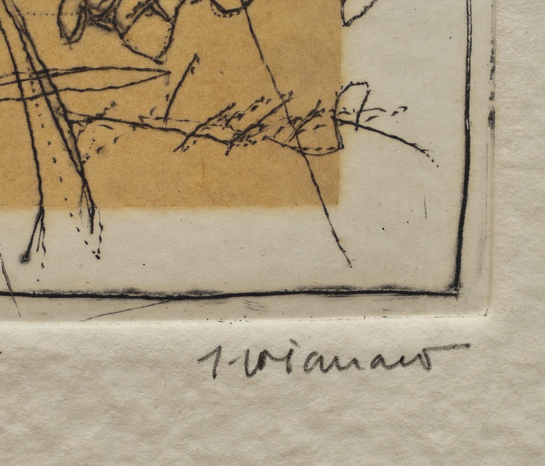 JAMES COIGNARD, färgestning signerad och numrerad 23/75.