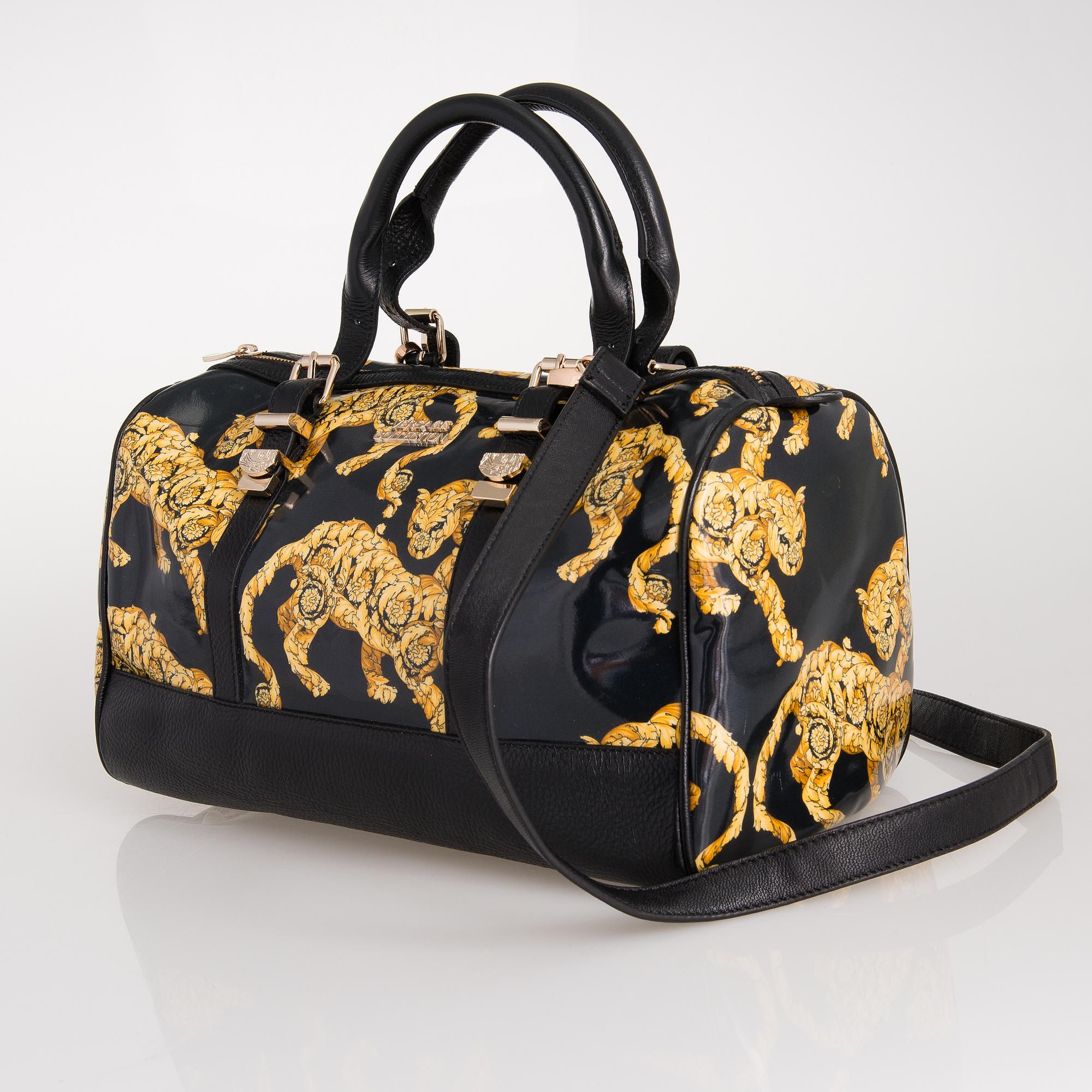 VERSACE, Laukku, Hibiscus Leopard Print Duffel Bag.