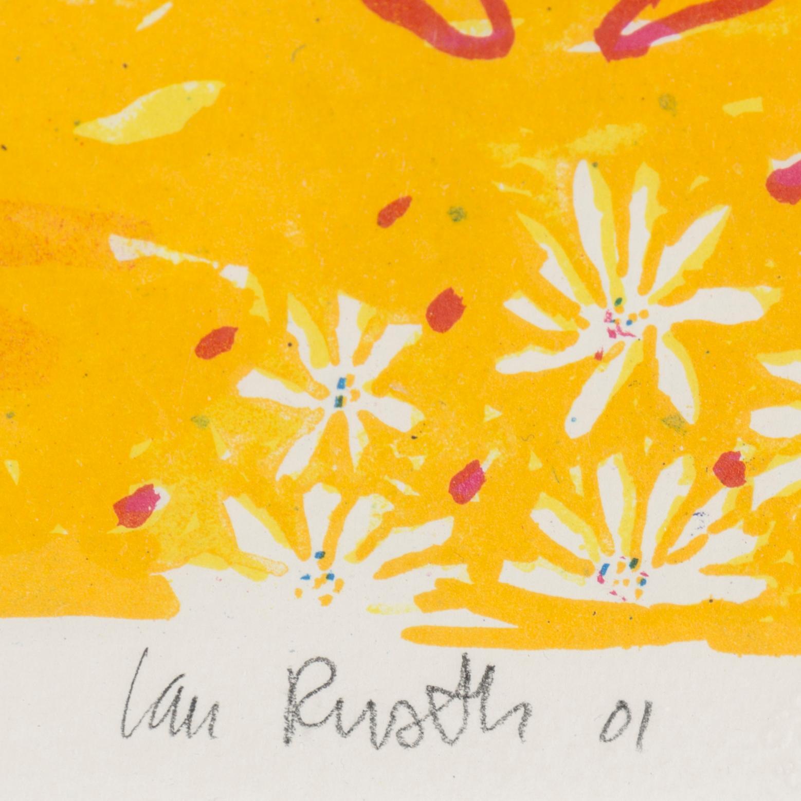 IAN RUST, litografi, signerad och daterad 01, numrerad 81/130.