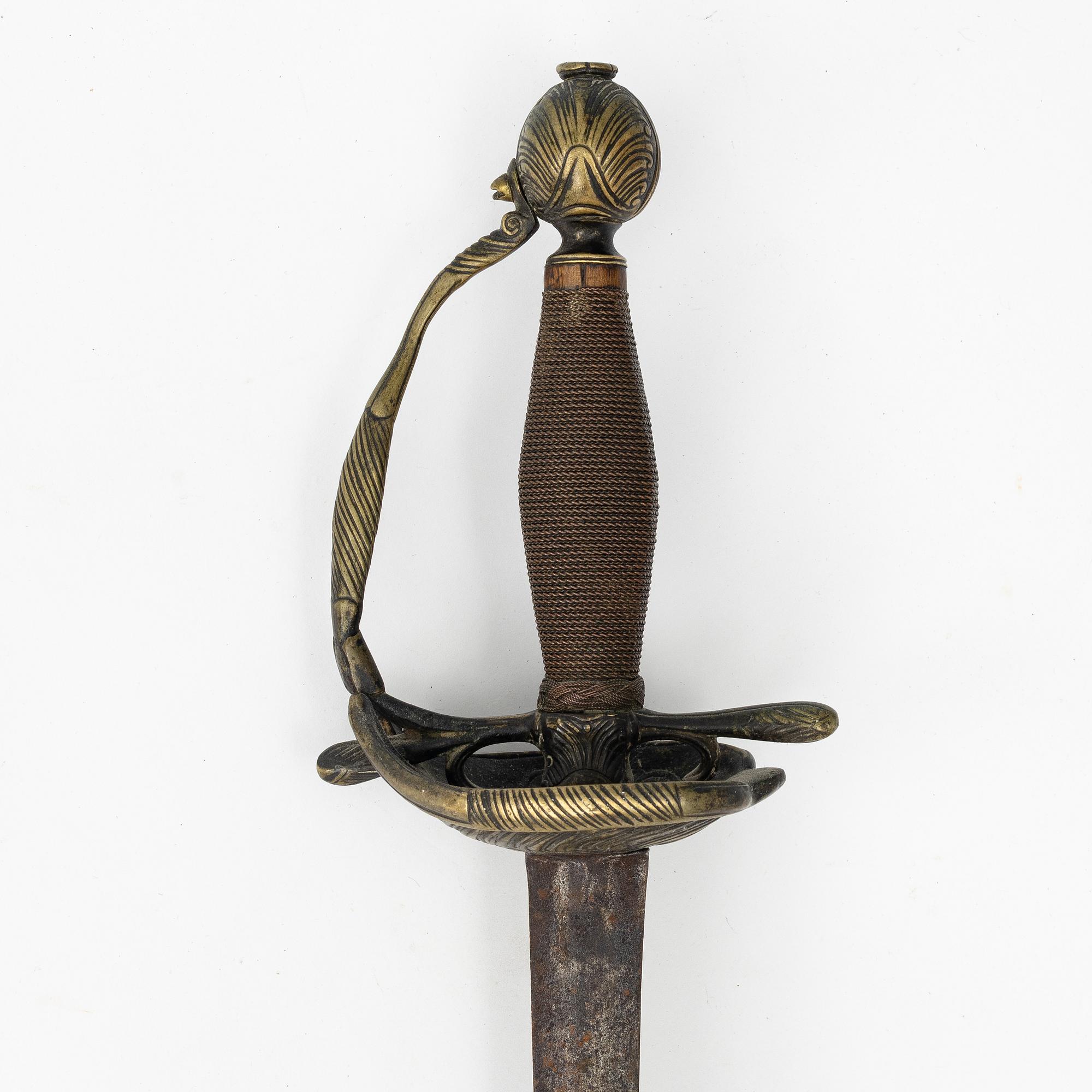 Sword, Rococo style, likely late 18th century.