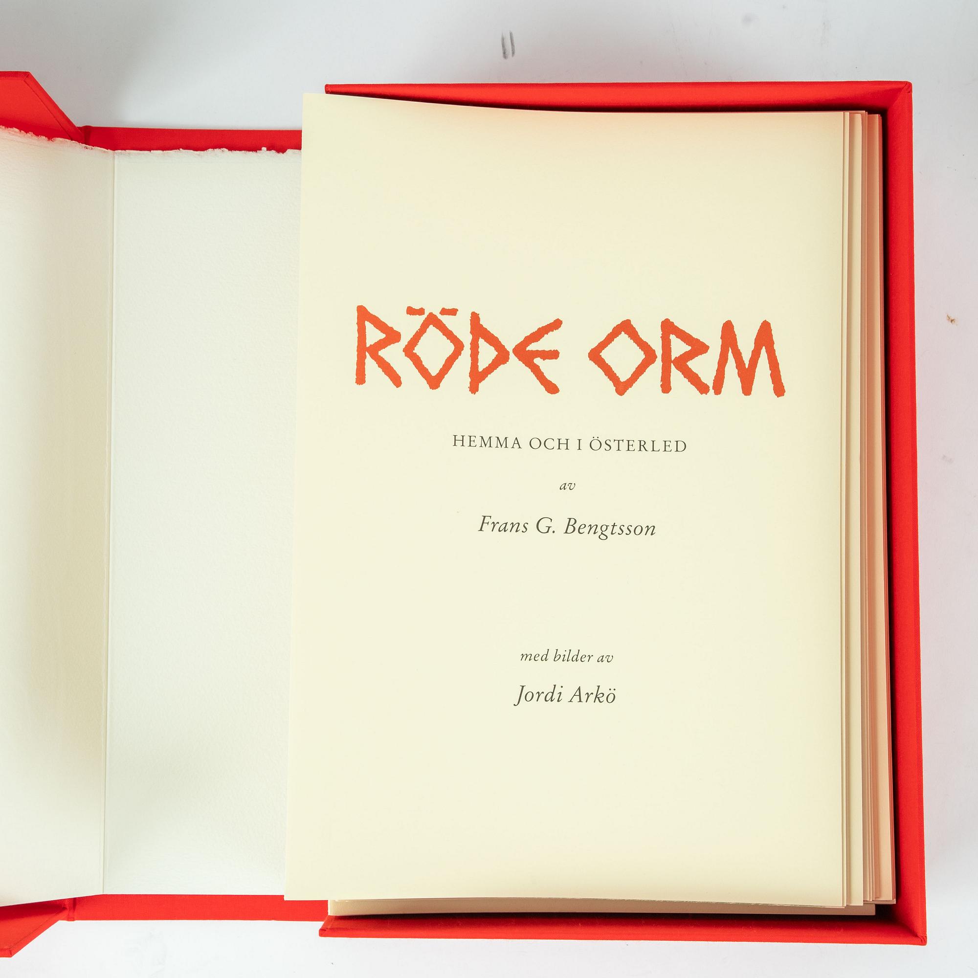 Jordi Arkö, two portfolios with 105 lithographs in colours each.
