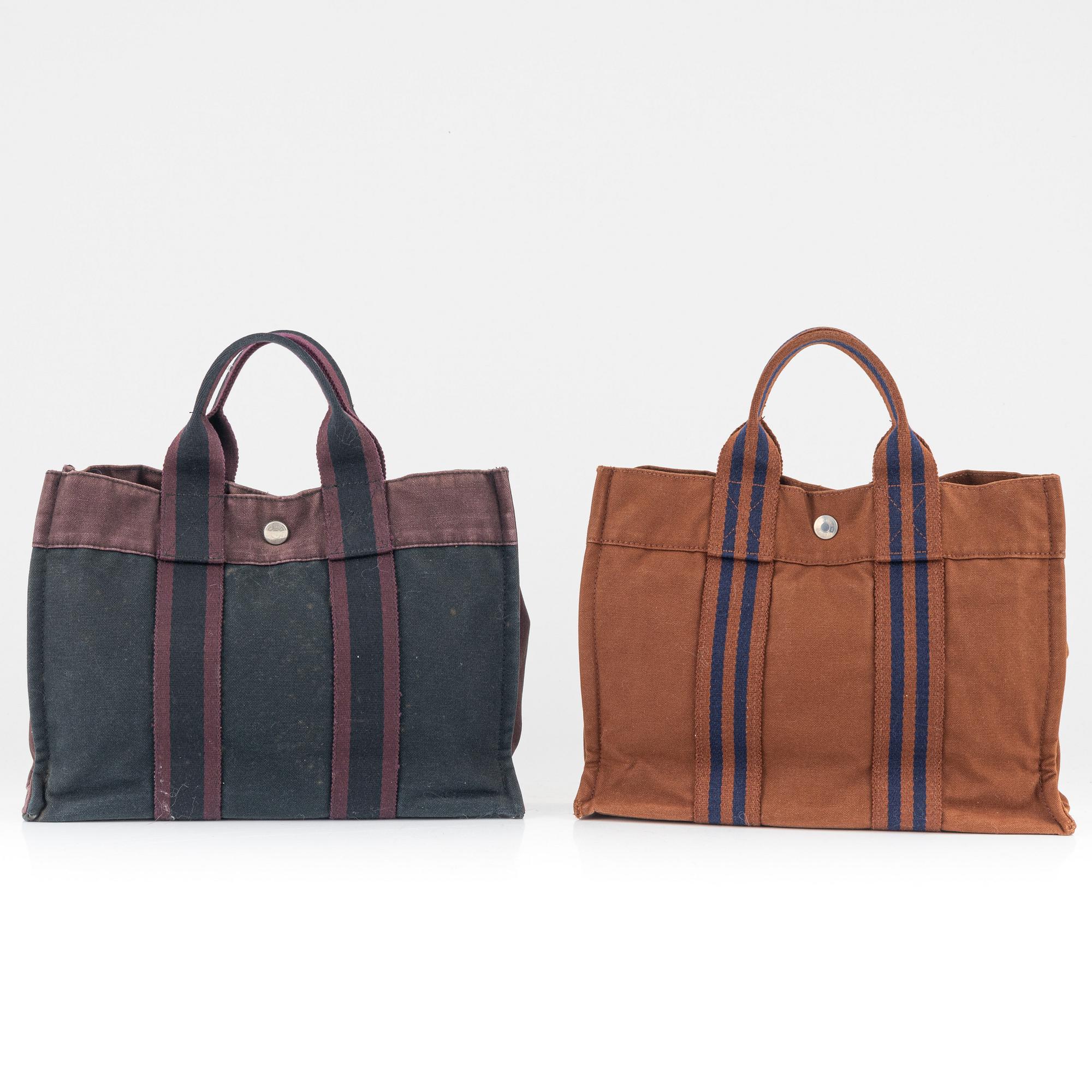 Hermès, bags, 2 pcs, "Fourre tout PM".