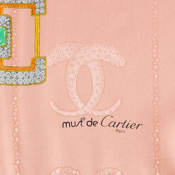 A scarf by Cartier.