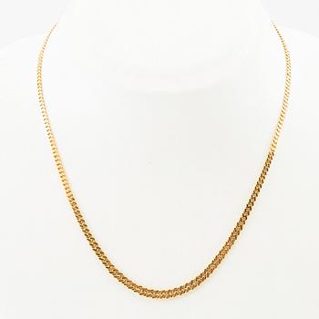 Necklace, 18K gold, weighing approximately 12.15 grams.