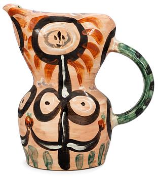 1337. A Pablo Picasso faience jug, 'Femmes Fleurs'´, Madoura, Vallauris, France 1948.