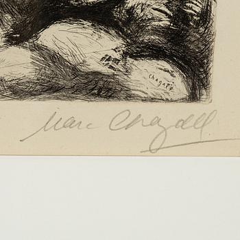 Marc Chagall, etching, signed in pencil.