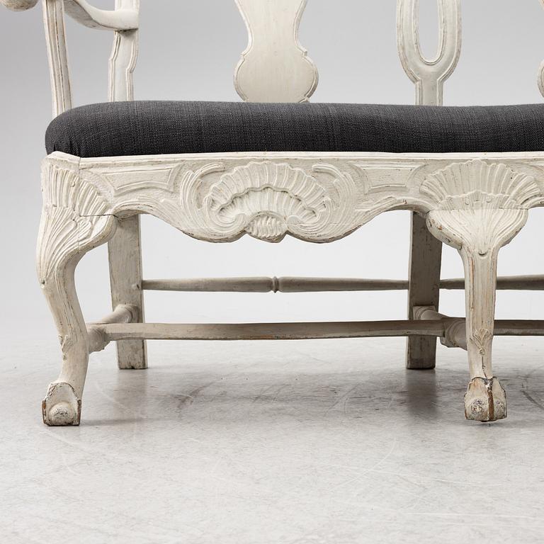 Rococo sofa, mid-18th century.