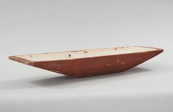 a wooden bowl from the 19th century.