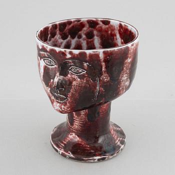 Lisa Larson, vas, stengods, troligen prototyp, Gustavsberg.