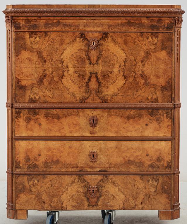 CHIFFONJE, nyrenässans, 1800-talets slut.