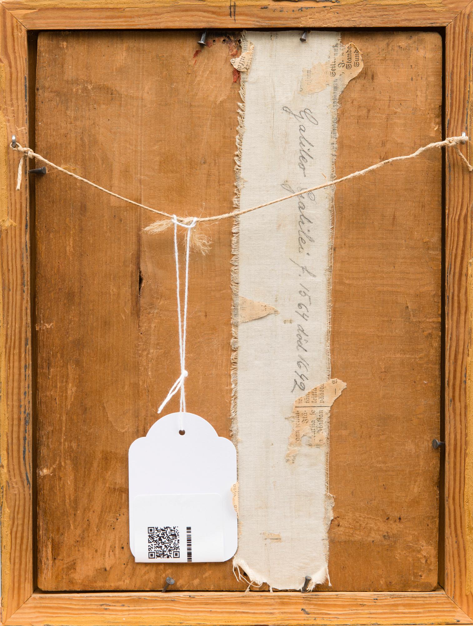 OIDENTIFIERAD KONSTNÄR, olja på pannå, 1800-tal.