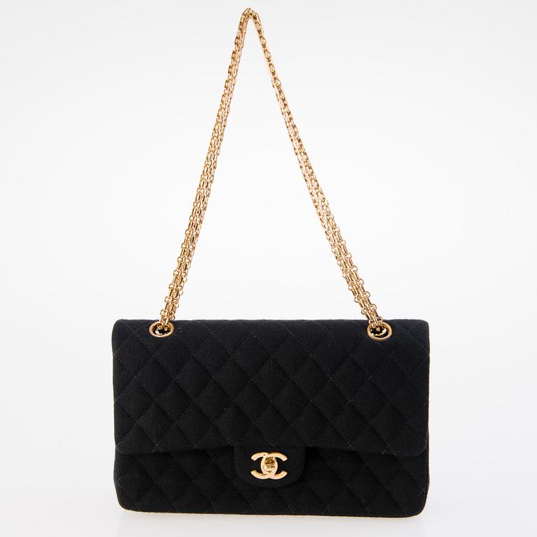 CHANEL, "Jersey Double Flap Bag", LAUKKU.