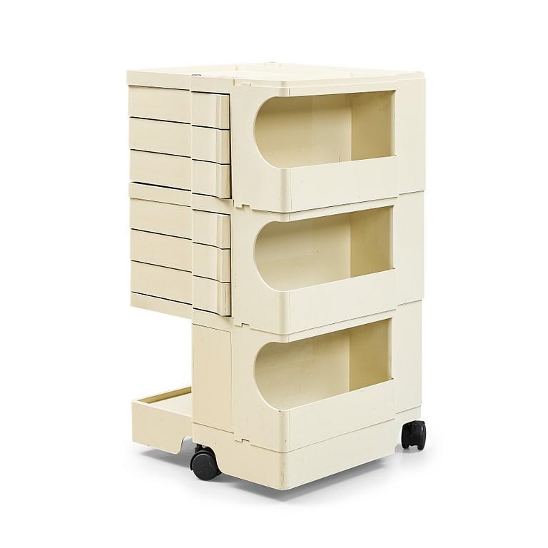 Joe Colombo, a creme coloured plastic chest of drawers, 'Boby', Padova, Italy, post 1968,