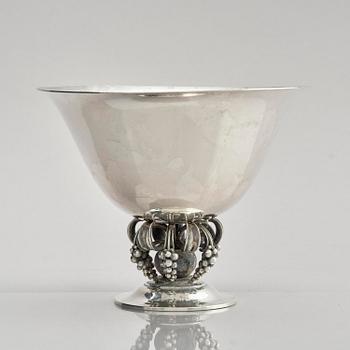 Georg Jensen, a sterling silver centrepiece bowl, model no. 775, design Harald Nielsen, Copenhagen 1933-1944, Swedish Import mark.