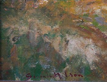 NILSON, SEVERIN, olja på duk, signerad.